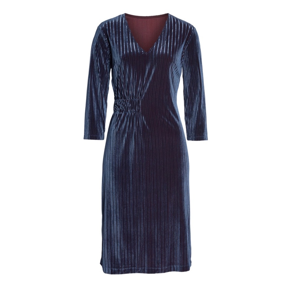 Chelsea28 Stripe Velvet Burnout Dress, Size XS